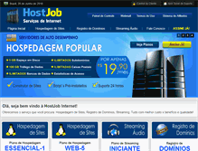 Tablet Screenshot of hostjob.com.br